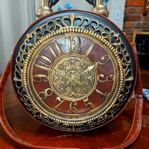 Fabulous Vintage Look Clock Handbag